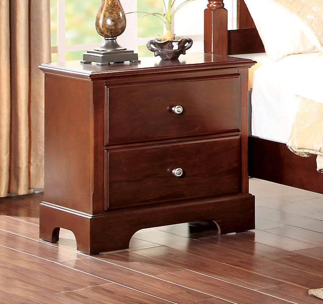 Cherry Twin Panel Bed P4234