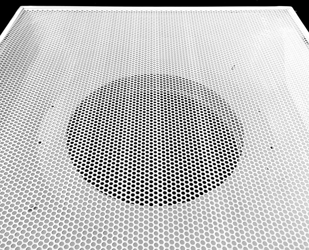24 x 24 Perforated Return Grill with 12 Collar Y30319