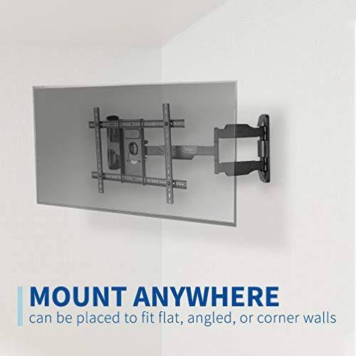 Full Motion Articulating Corner Wall TV Mount Bracket for 37 to 70 Flat Screens J986