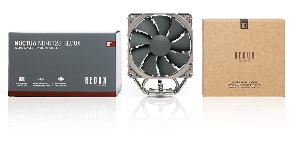 Grey CPU Cooler with 120mm Fan, Pack of 2 D282