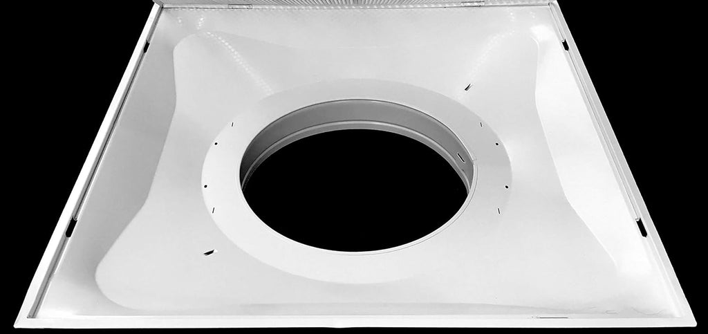 24 x 24 Perforated Return Grill with 12 Collar Y30319