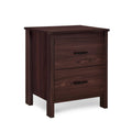 Wenge 2 Drawer Nightstand J816
