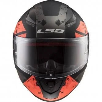 Matt Black Orange Deadbolt Helmet L26704