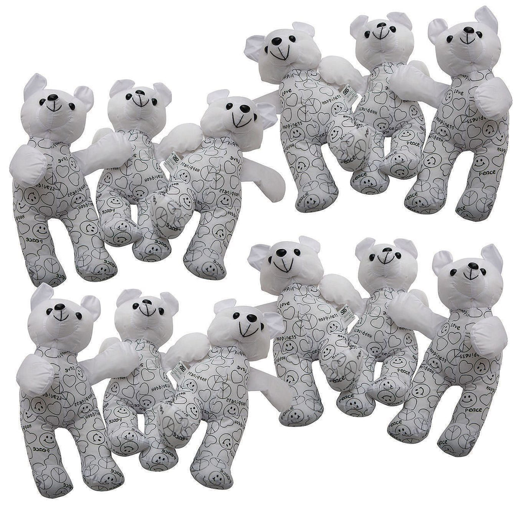 12 Pc Teddy Bears Z6592