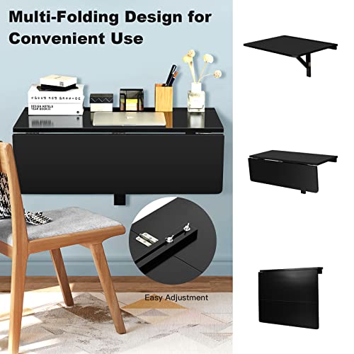 Gray Wall Mounted Folding Desk Q509874