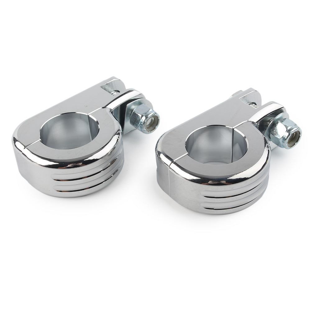 Motorcycle 1 1/4" Highway Foot Pegs Mounting Kit E93106