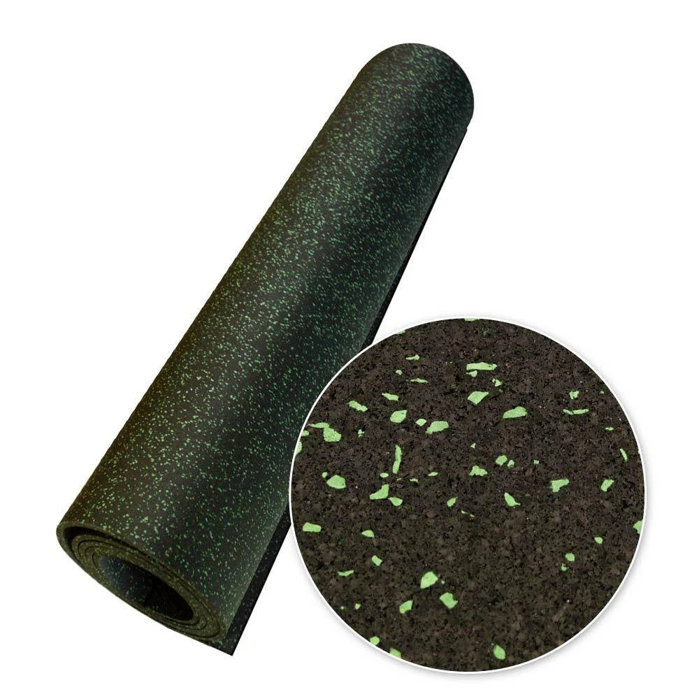 Green Dot Recycled Rubber Flooring Rolls M336540