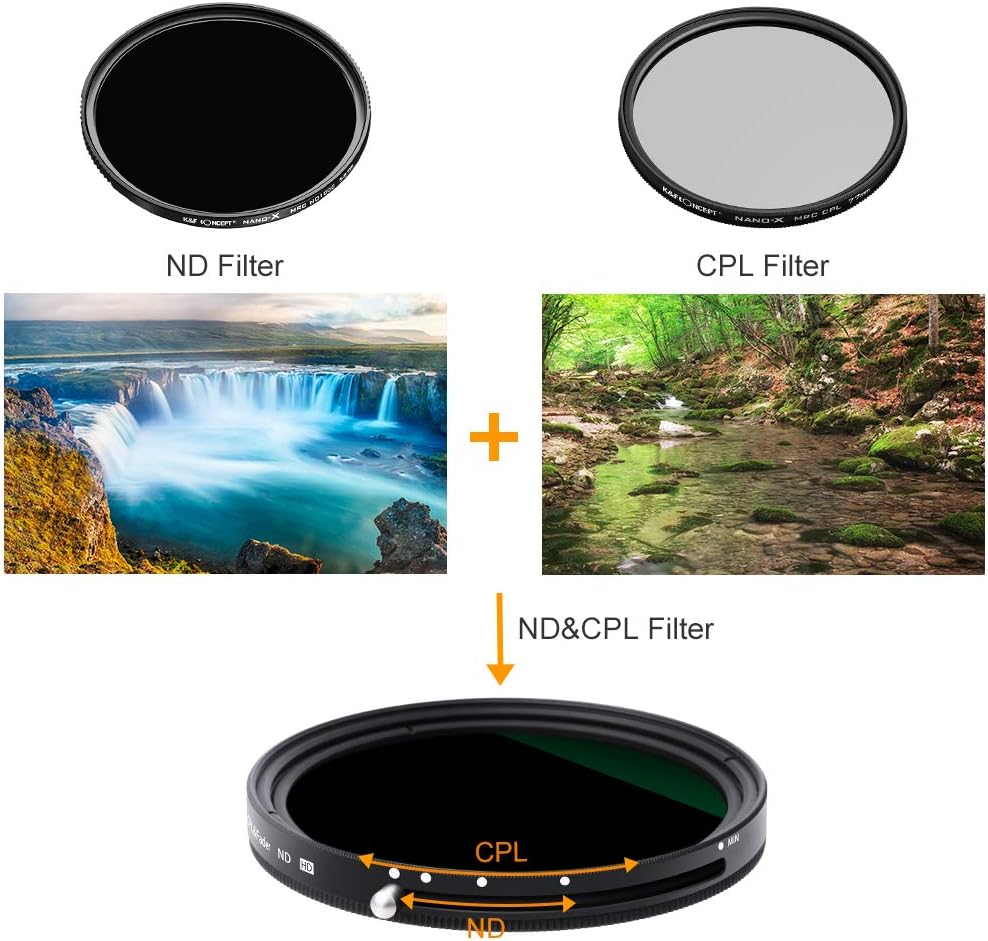67mm Variable ND and CPL Filter 2 in 1 B9286