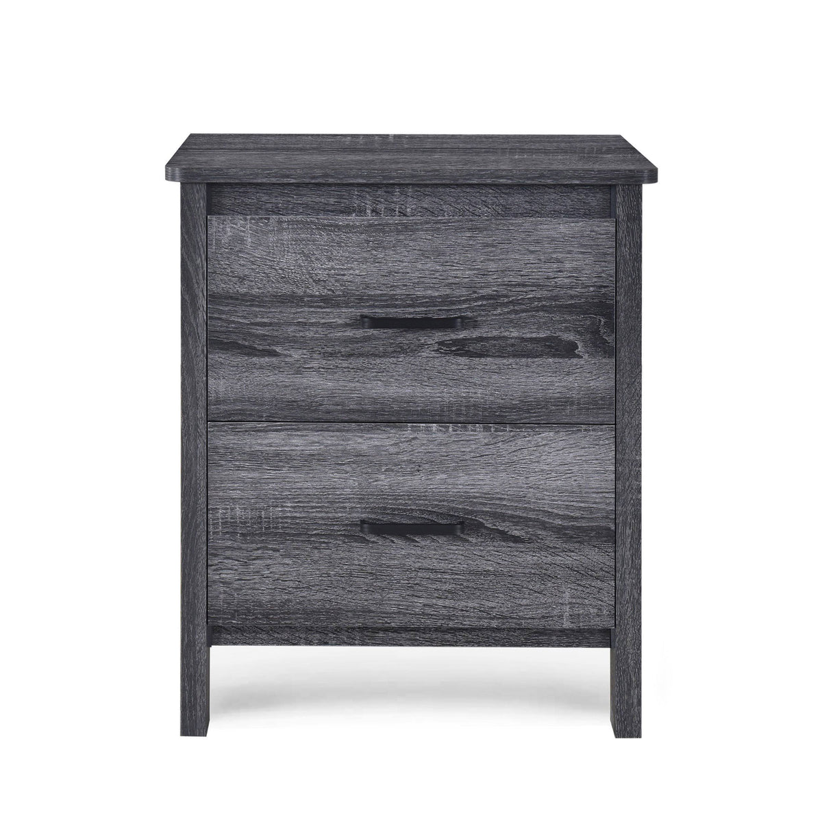 Wenge 2 Drawer Nightstand J816