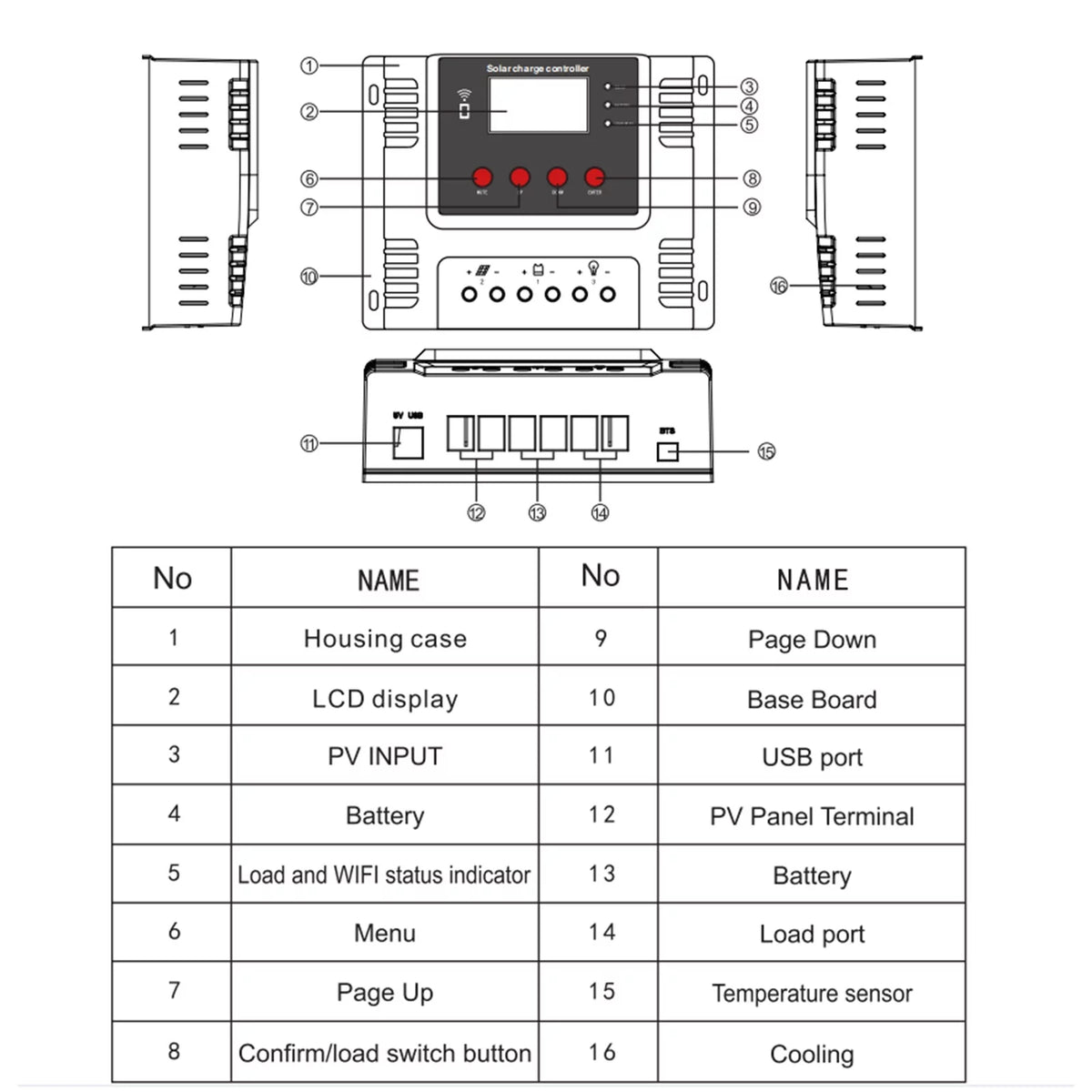 60A Solar Charge Controller V6419