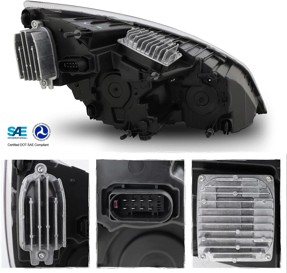 Full-LED Black Housing Headlights W33775