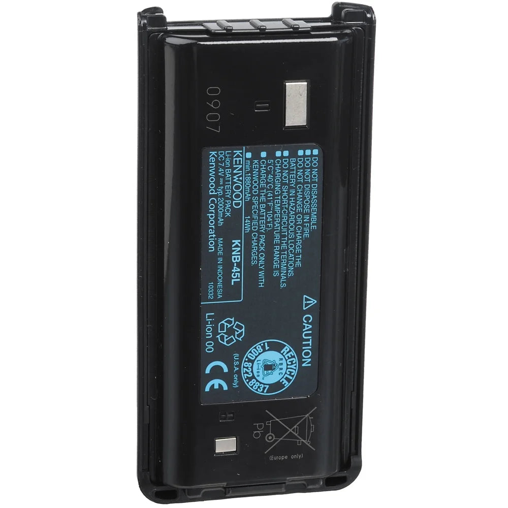 Kenwood Lithium Ion Portable Radio Battery - 2000mAh K9948