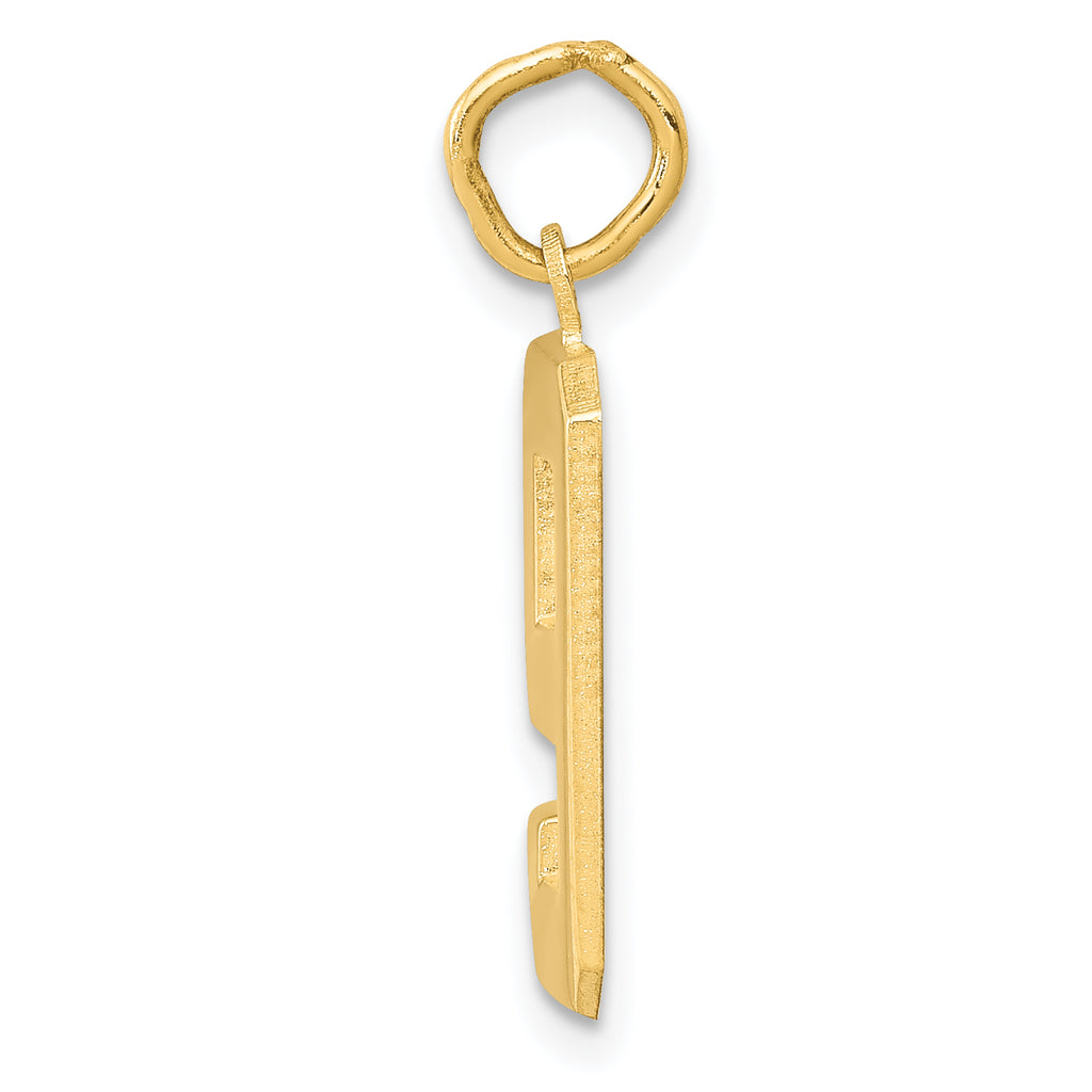 10K Yellow Gold Number 9 Pendant Charm O891703