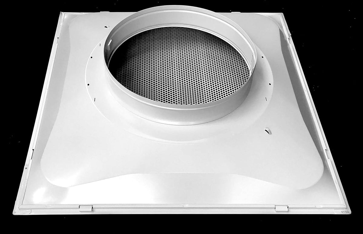 24 x 24 Perforated Return Grill with 12 Collar Y30319