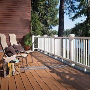 12-ft Brown Composite Deck Board H740