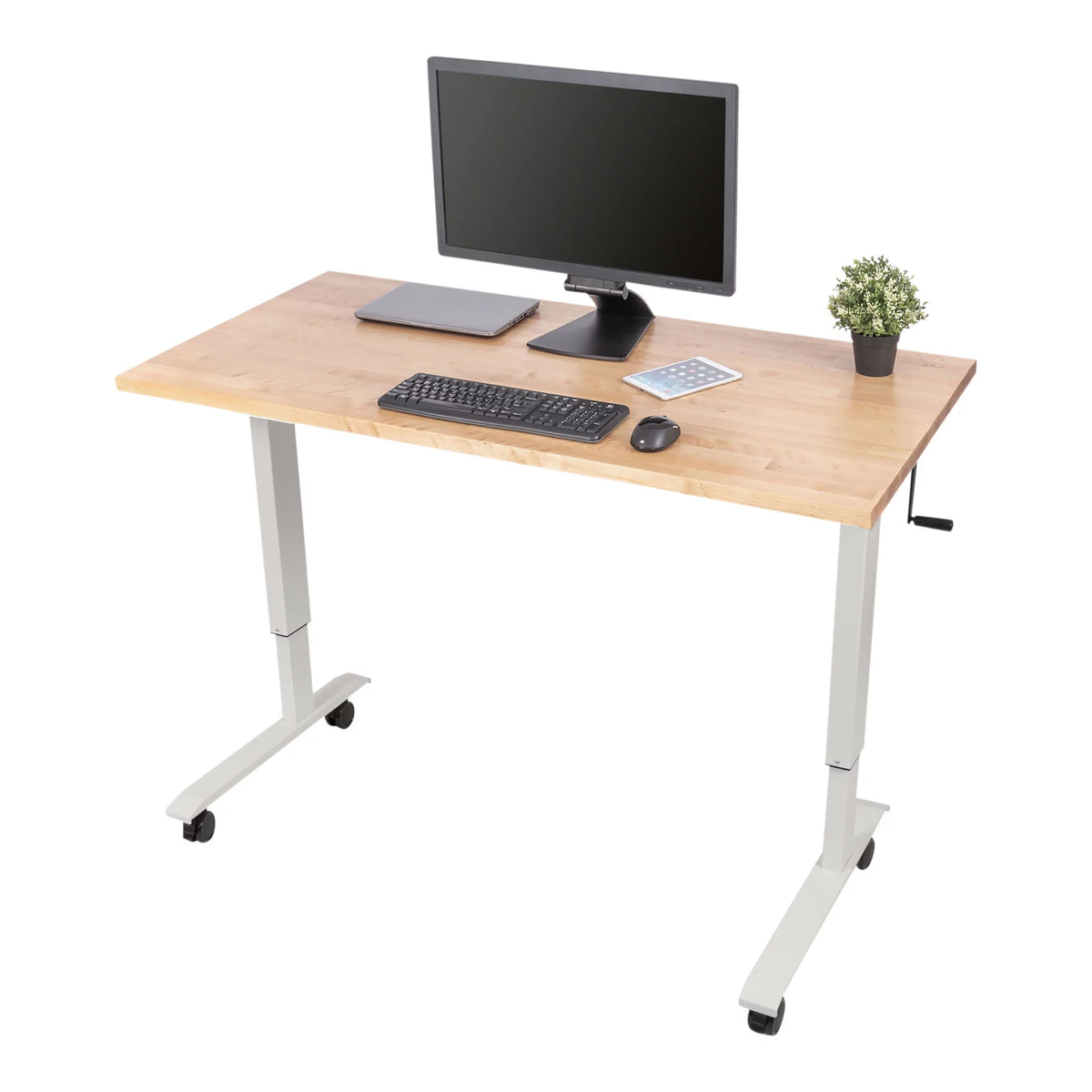 Adjustable Height 60"W Rolling Standing Desk G711136