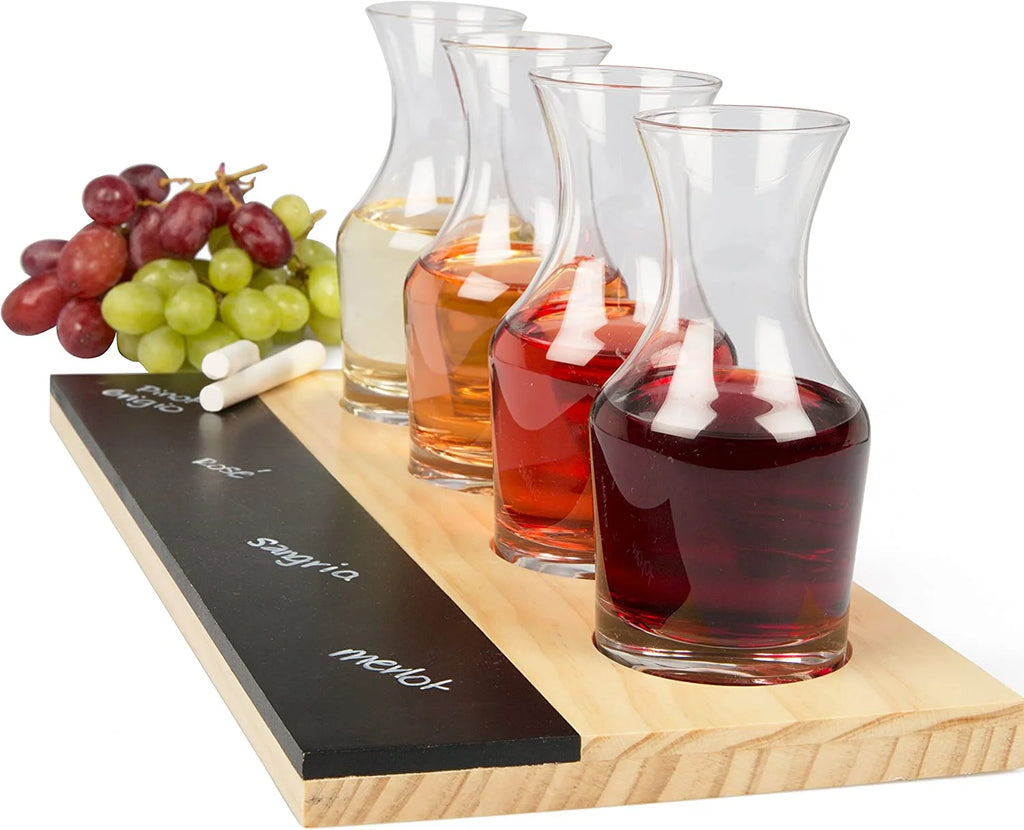 4-6oz Decanter Glasses with Paddle X34827