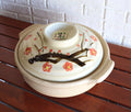 Japanese Donabe Stoneware Casserole with Lid 90 OZ A597