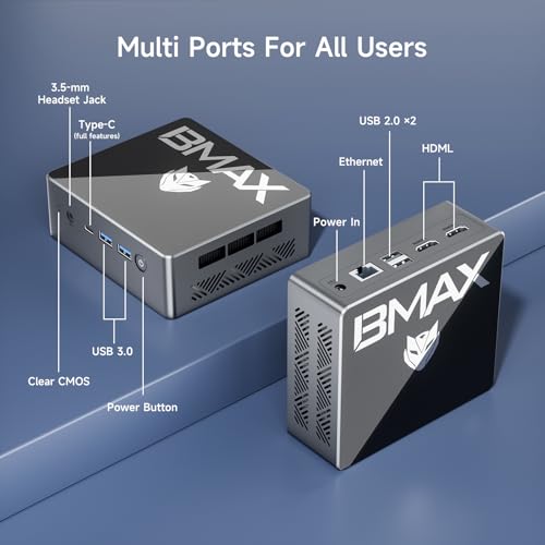 Mini PC Intel N100 16G DDR4 512GB SSD Win-11 Pro L18031