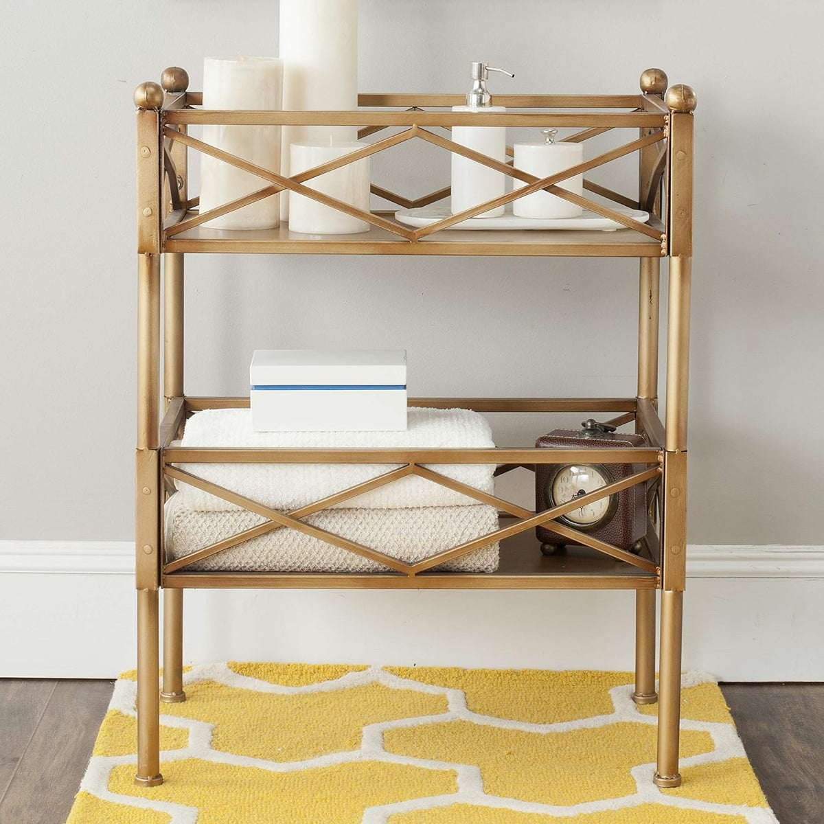 Gold Storage Shelves Z438