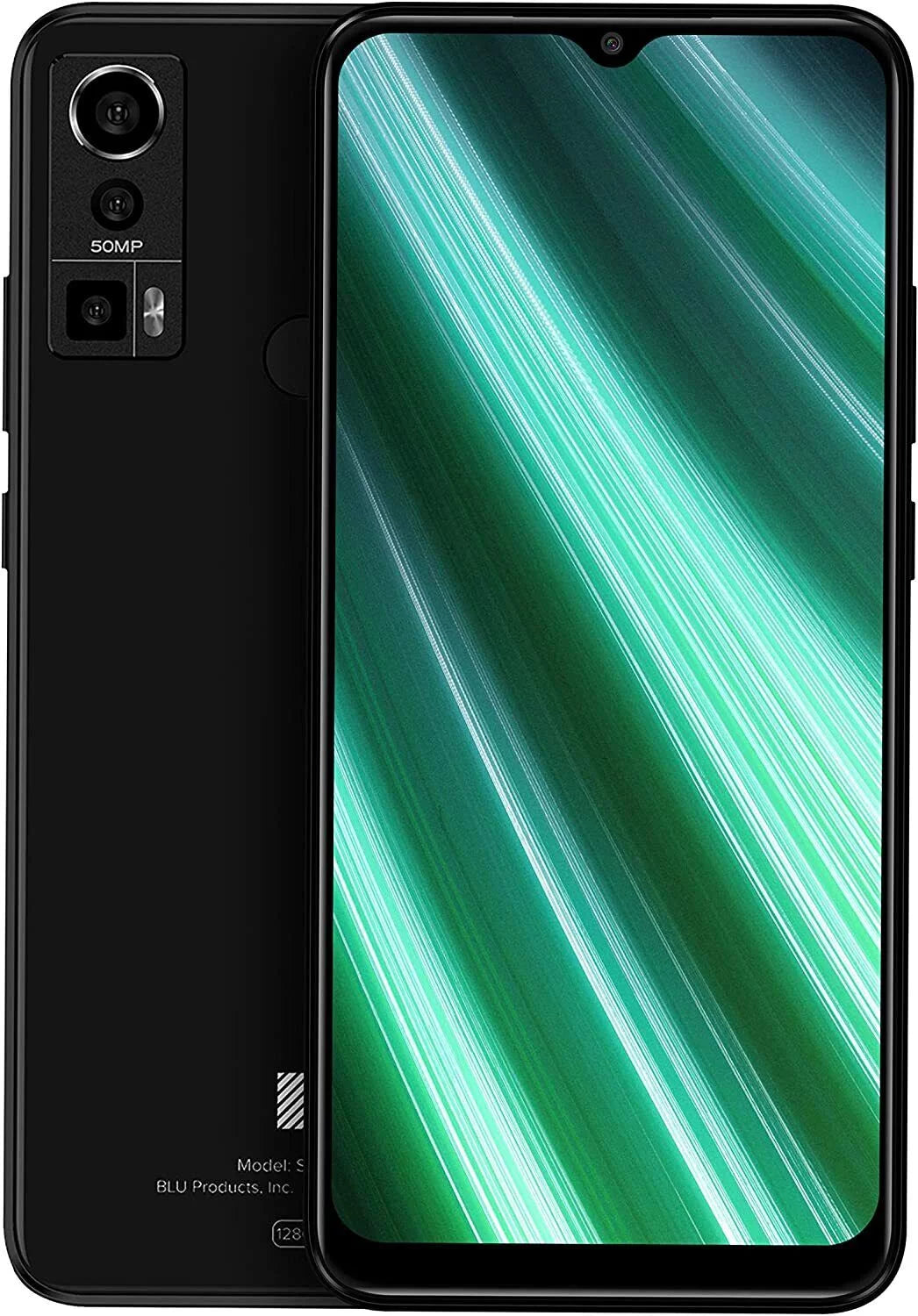 Unlocked 6.5” Full HD+ Display 128/4GB Triple 50MP Camera Black R85561