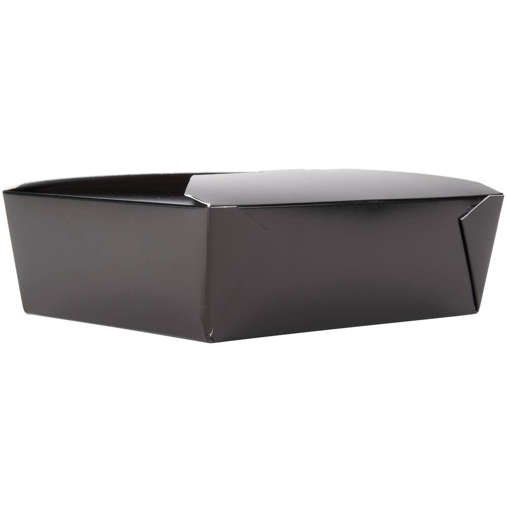 66 oz Black Paper Food Container R256490