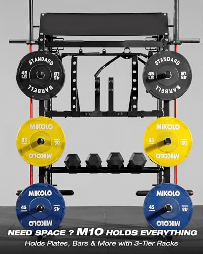 Smith Machine Power Cage with Dual Pulley System and Leg Press Attachment X37038