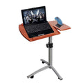 Multifunctional Lifting Computer Desk Side Table Brown E3224