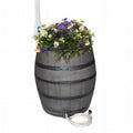 50 Gal Black Polyethylene Rain Barrel T8379