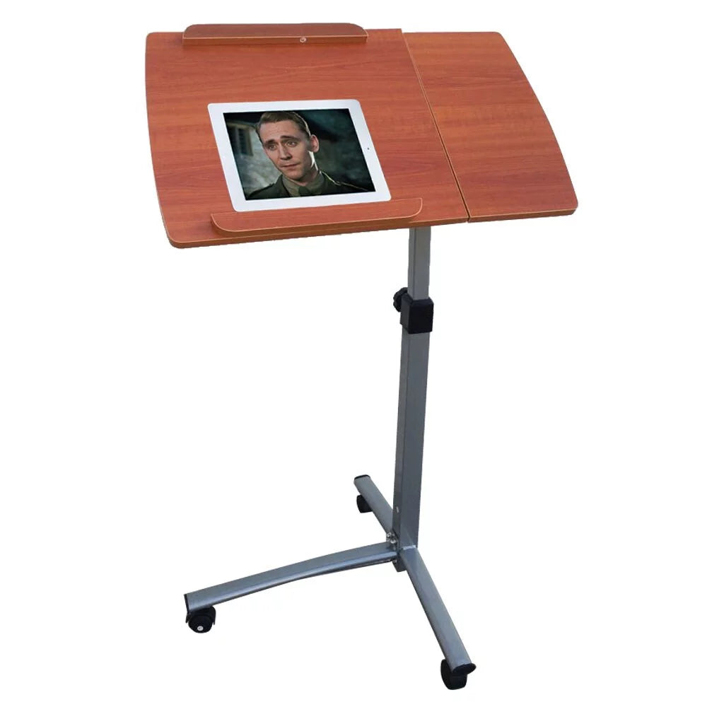 Multifunctional Lifting Computer Desk Side Table Brown E3224