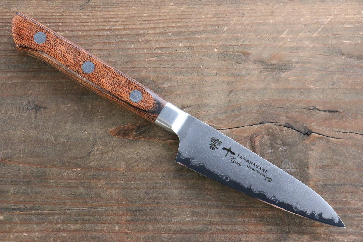 Japanese Damascus Paring Knife 90mm C602