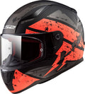 Matt Black Orange Deadbolt Helmet L26704