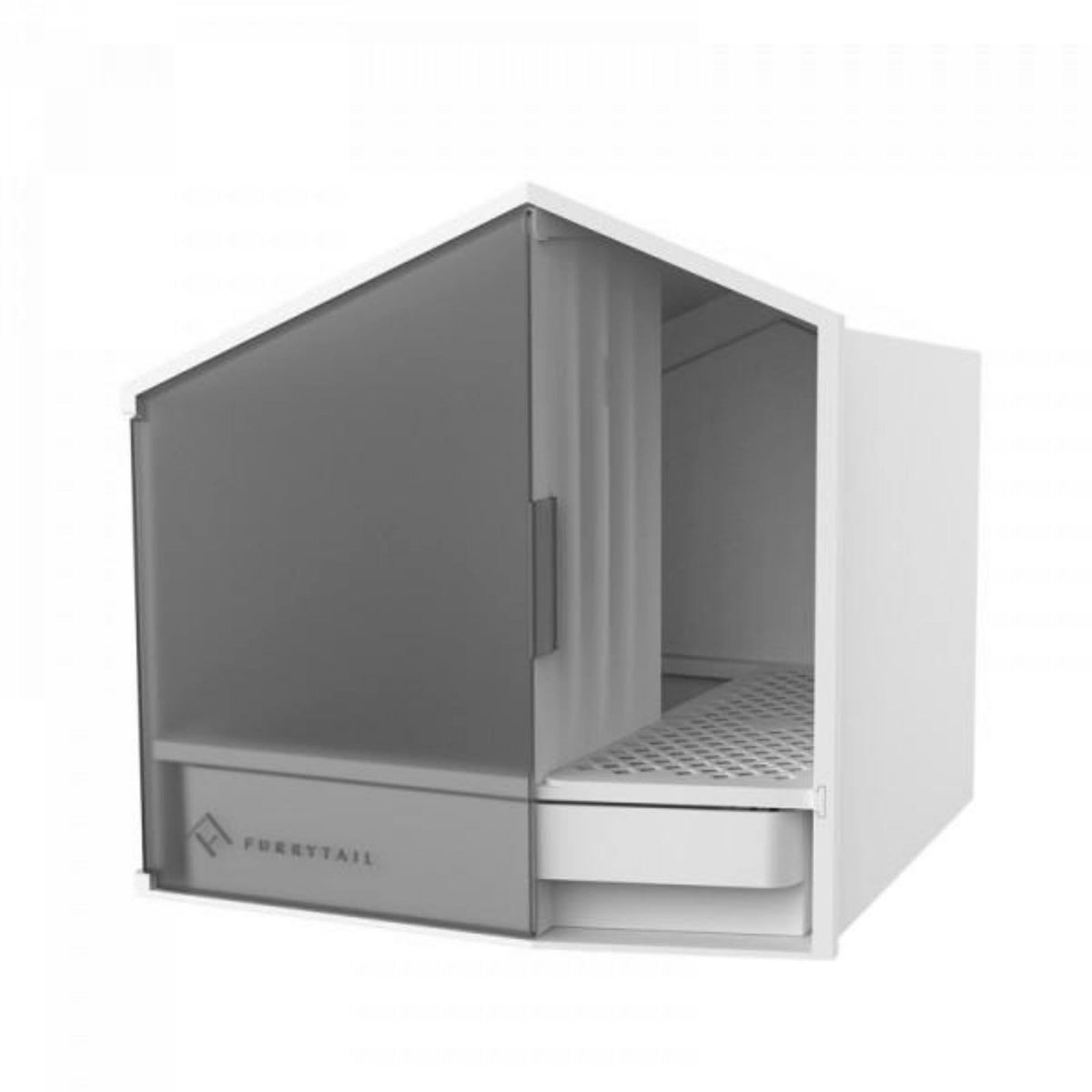 XL Semi-Closed Cat Litter Box with Scoop P78731