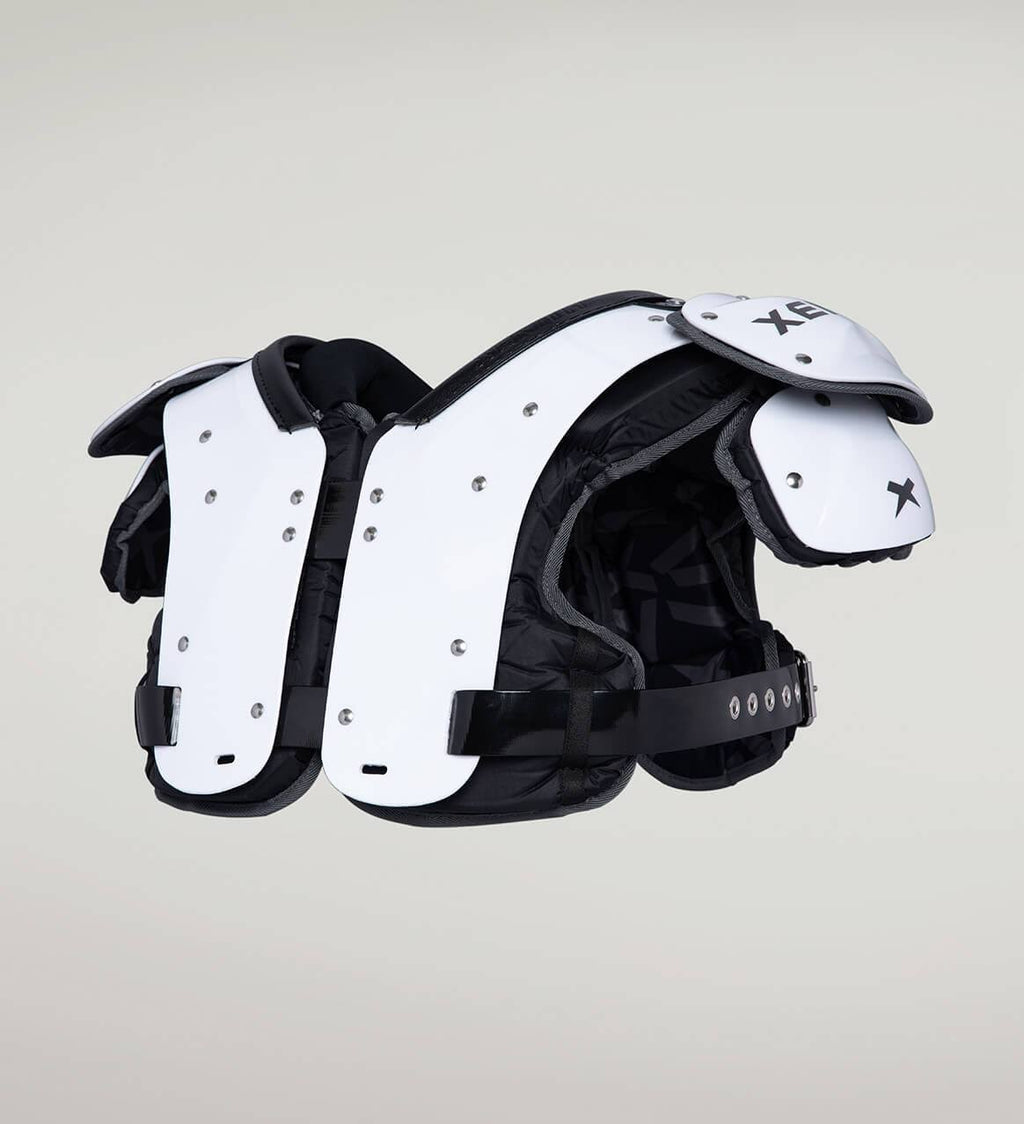 White XL Football Shoulder Pads S27319