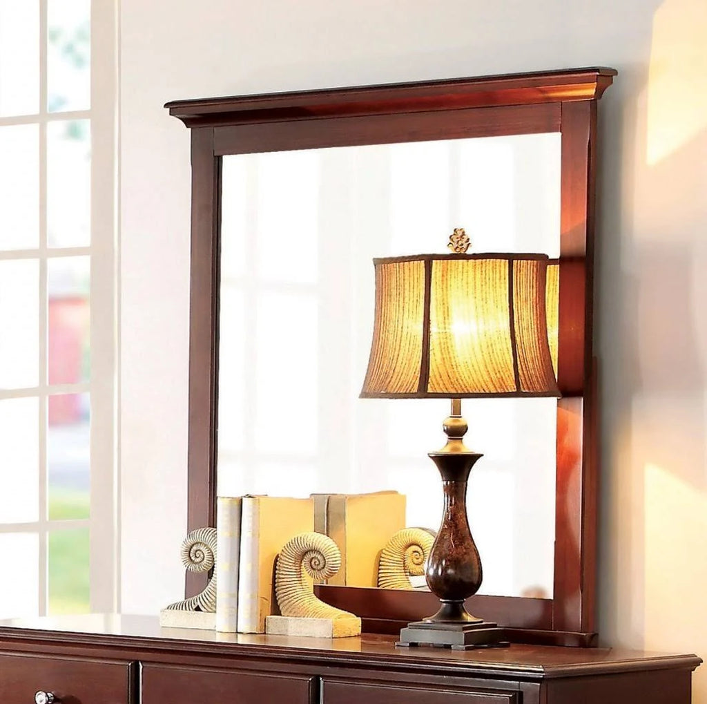 Cherry Twin Panel Bed P4234