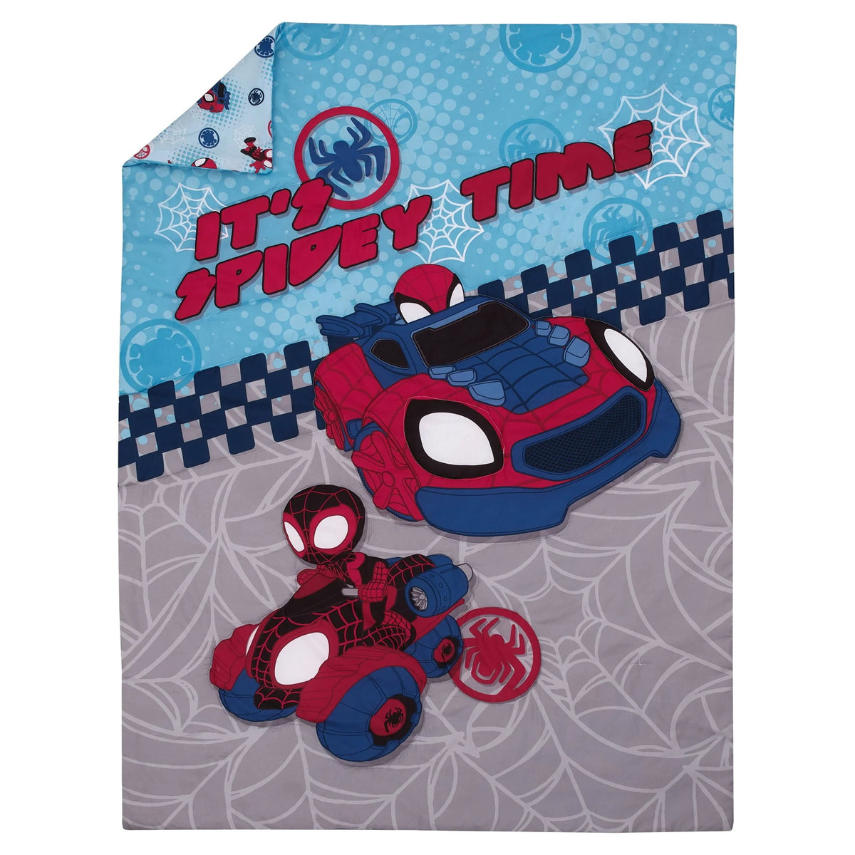 Blue 5pc Toddler Bedding & Blanket Bundle P80824