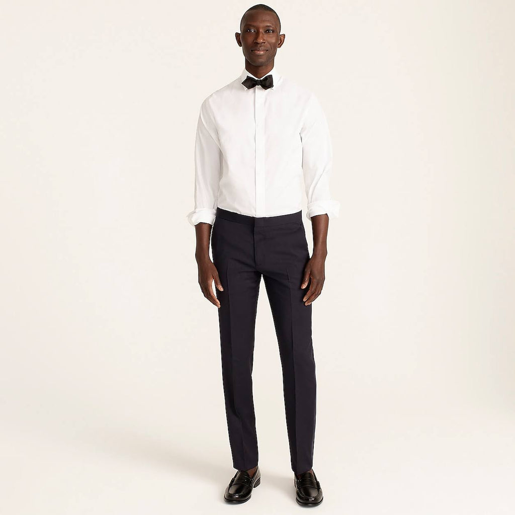 Slim-Fit Tuxedo Pant in Italian Wool Z977234