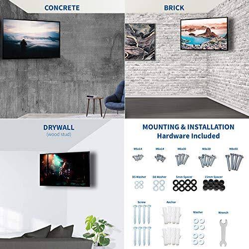Full Motion Articulating Corner Wall TV Mount Bracket for 37 to 70 Flat Screens J986