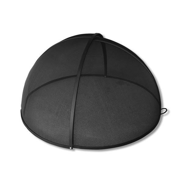 47x22 Carbon Steel Round Fire Pit Safety Screen M82685
