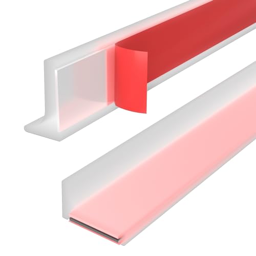 Self-Adhesive Silicone Collapsible Shower Water Dam T47972