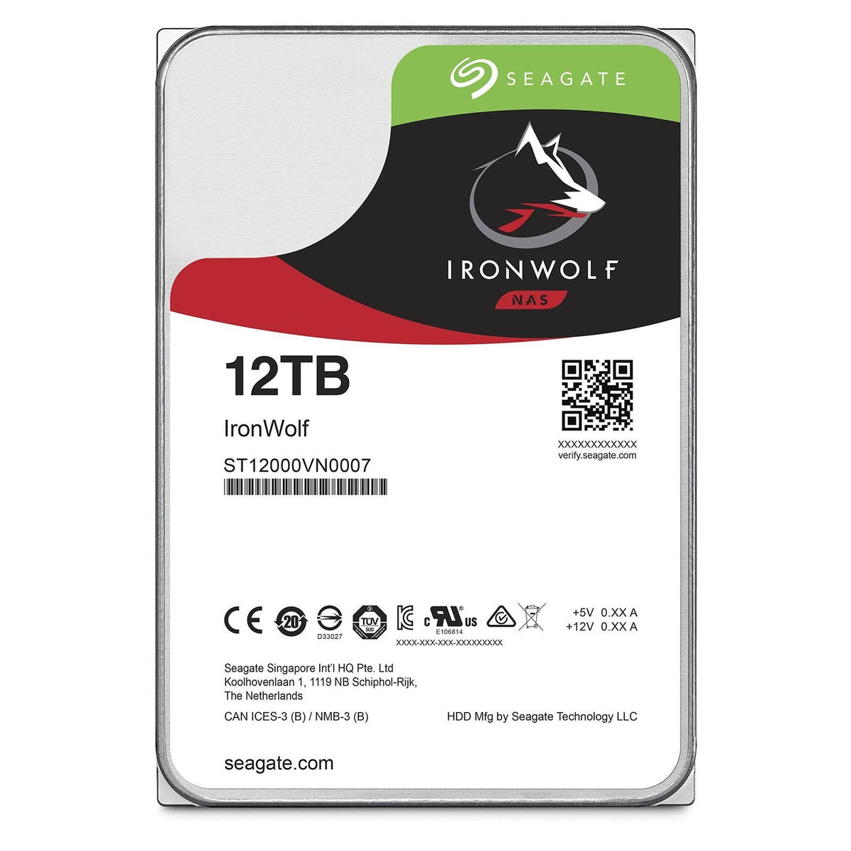 12TB 3.5-inch Internal Hard Drive W382