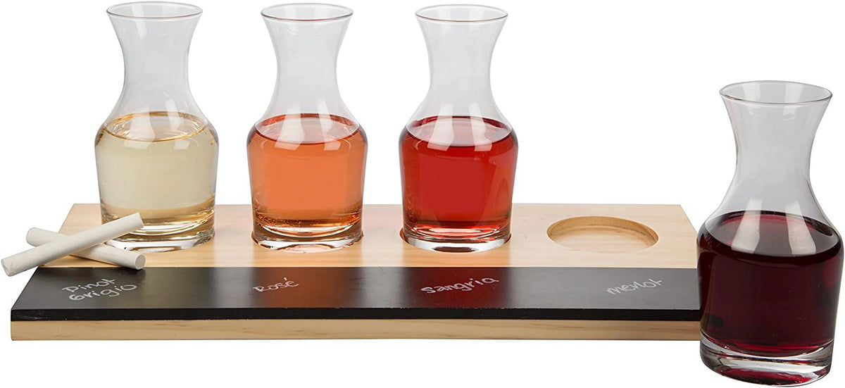 4-6oz Decanter Glasses with Paddle X34827