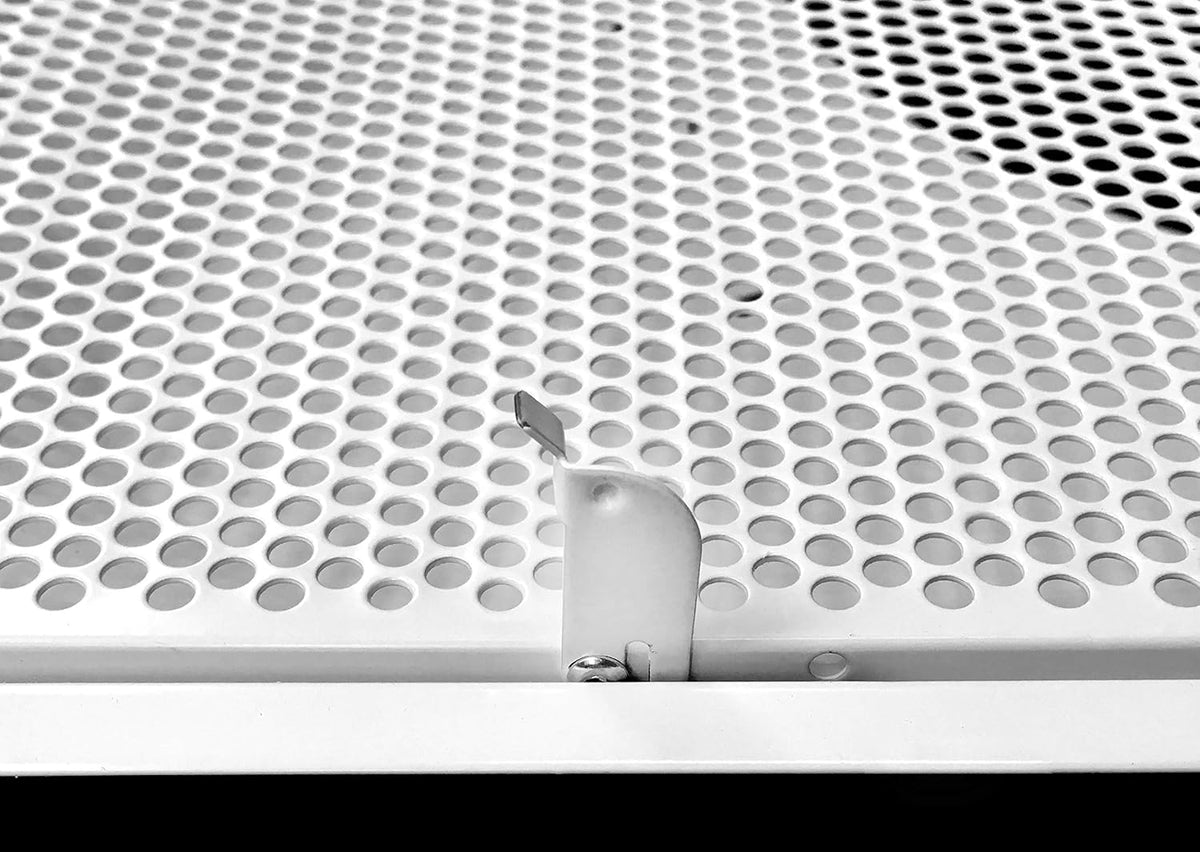 24 x 24 Perforated Return Grill with 12 Collar Y30319