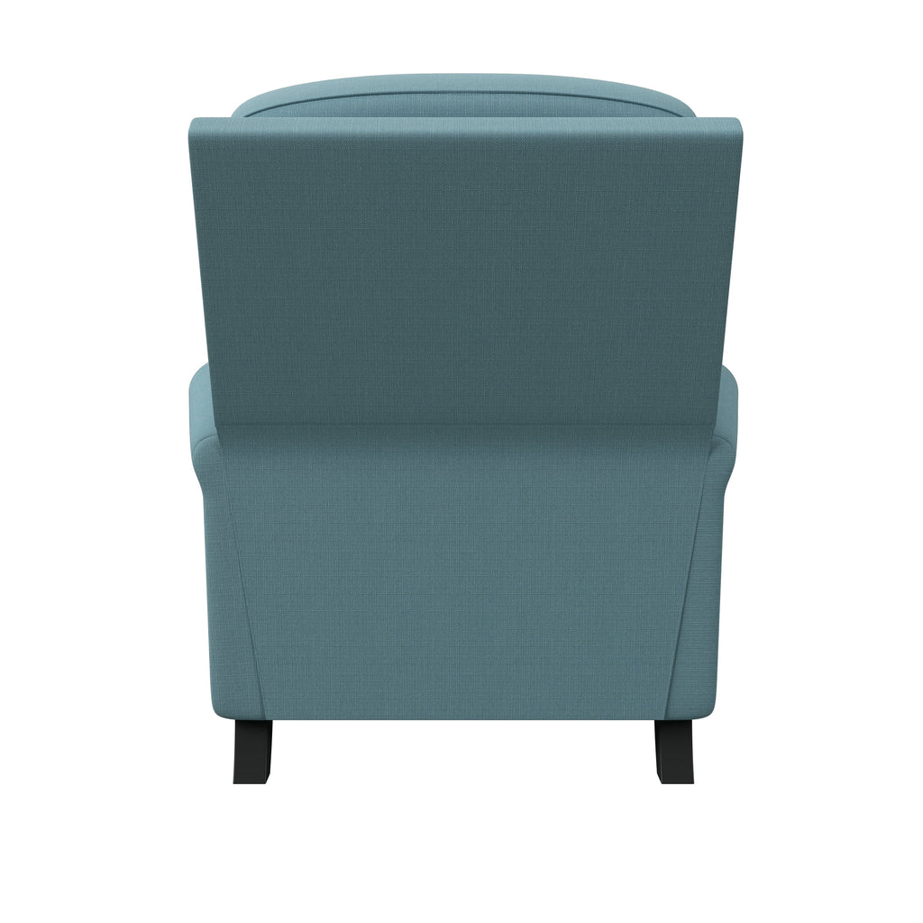 Sky Blue Push Back Recliner Chair V297