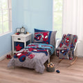 Blue 5pc Toddler Bedding & Blanket Bundle P80824