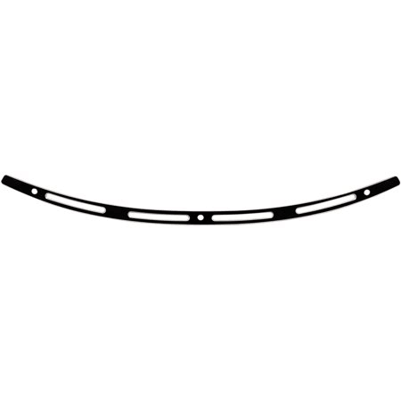 Stainless Steel Windshield Trim Black Contrast Slotted Q503