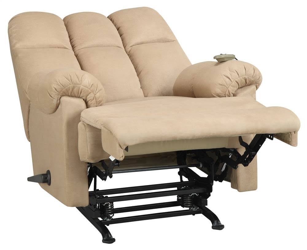 Beige Padded Massage Recliner T9795