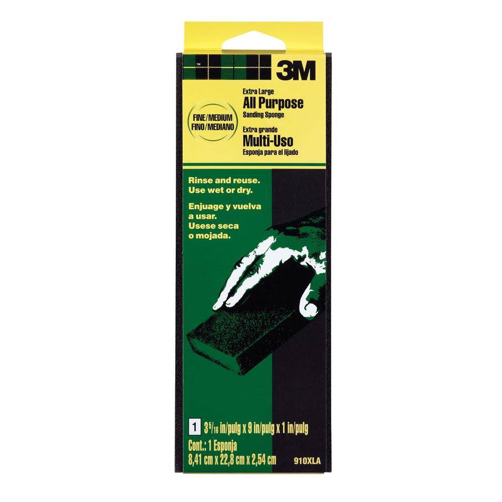Fine and Medium Grit Extra Large Sanding Sponge (Case of 12) P635