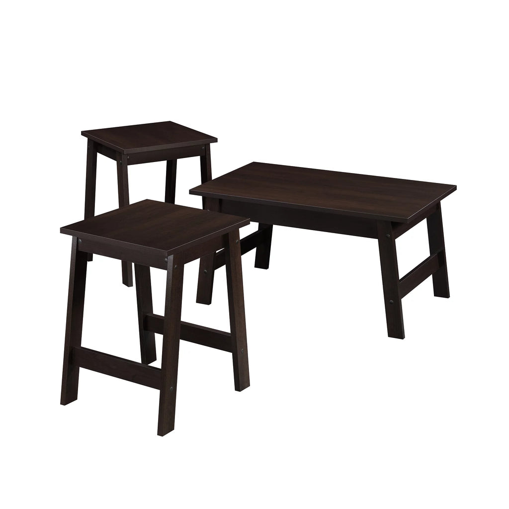 3 Piece Coffee Table and End Table Set D812035