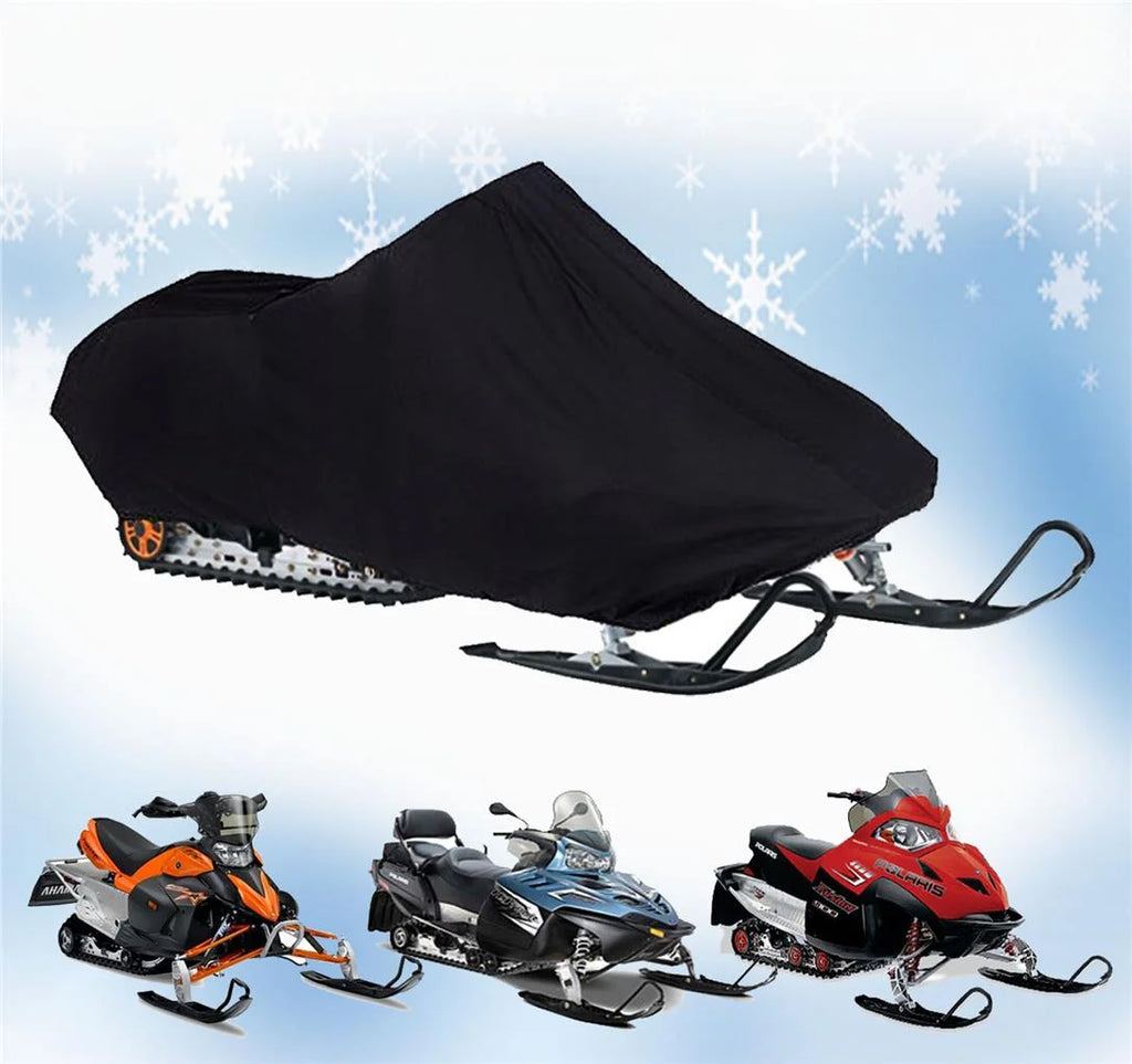 200 Denier All Black Snowmobile Cover V278
